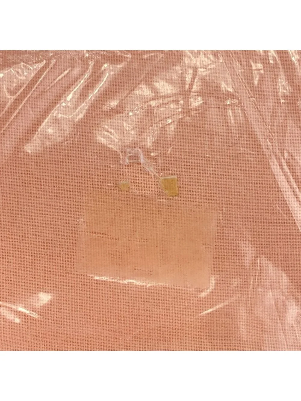 Vintage Cotton Blend Full Flat Sheet Peach Orange NEW Tastemaker Stevens